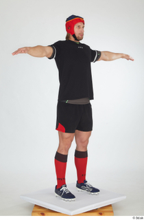 Erling dressed rugby clothing rugby player sports standing t-pose whole…